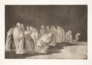 The Men in Sacks (There is something hidden under the sackcloth / you cannot judge a man by his clothes) by Francisco de Goya