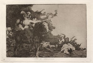 They Do Not Agree by Francisco de Goya