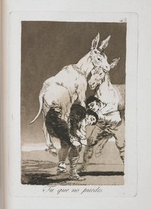 Plate from Los Caprichos, 1797-1798
