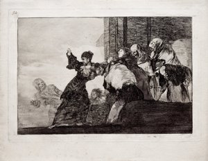 Poor Folly from the Series Los Disparates Follies by Francisco de Goya