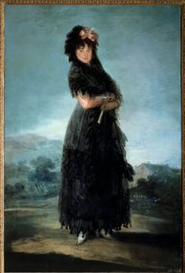 Portrait of Mariana Waldstein, Marquise de Santa Cruz by Francisco de Goya