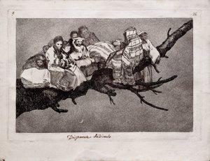 Ridiculous Folly from the Series Los Disparates Follies, 1815-1819