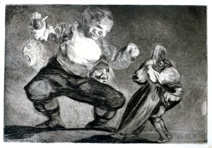 Simpleton by Francisco de Goya