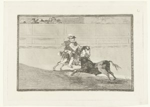 Bullfighter in an Arena by Francisco de Goya