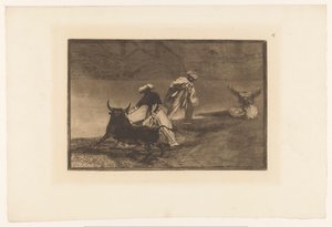 Bullfighters in an Arena (series title: Bullfights, La Taureaumachie, La Tauromaquia)