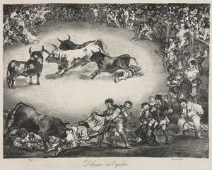 The Bulls of Bordeaux: Spanish Entertainment by Francisco de Goya