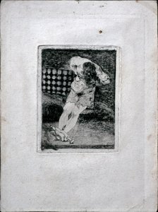 The Custody of a Criminal Does Not Call for Torture by Francisco de Goya