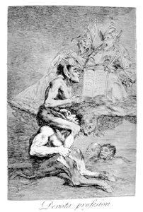 The Devout Profession by Francisco de Goya
