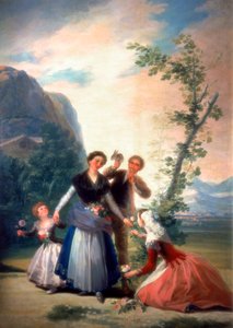 The Florists or Spring, 1786 by Francisco de Goya