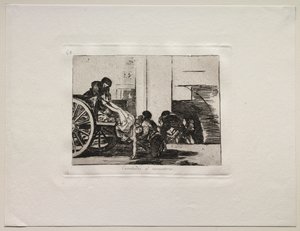 The Horrors of War: Cartloads to the Cemetery by Francisco de Goya