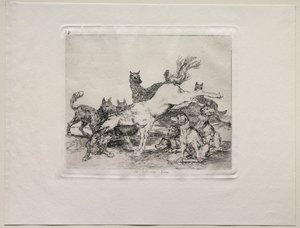 The Horrors of War: He Defends Himself Well by Francisco de Goya