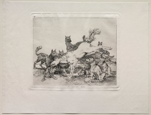 The Horrors of War: He Defends Himself Well by Francisco de Goya