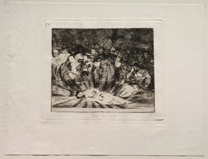 The Horrors of War: Truth Has Died by Francisco de Goya