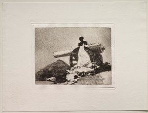 The Horrors of War: What Courage! by Francisco de Goya
