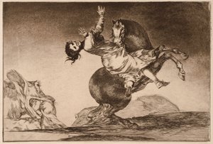 The Horse Abductor, from the series Los Disparates by Francisco de Goya