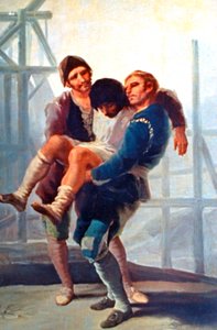 The Injured Mason by Francisco de Goya