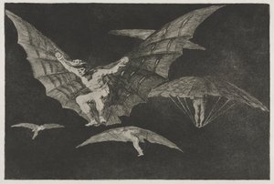 The Proverbs: A Way of Flying by Francisco de Goya