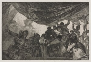 The Proverbs: Clear Folly by Francisco de Goya
