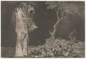 The Proverbs: Folly of Fear by Francisco de Goya
