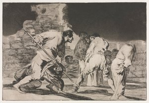 The Proverbs: The Folly of Fury by Francisco de Goya
