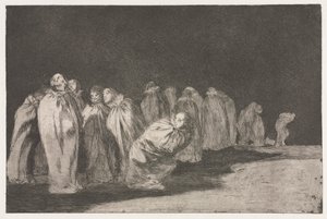The Proverbs: The Men in Sacks by Francisco de Goya