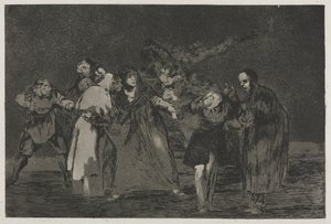 The Proverbs: Wounds Heal Quicker Than Hasty Words, 1864 by Francisco de Goya