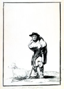 The Shepherd by Francisco de Goya