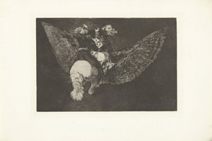 Flying Folly (series title: Los Disparates) (series title: Los Proverbios) by Francisco de Goya