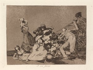 And They Are Like Wild Beasts by Francisco de Goya
