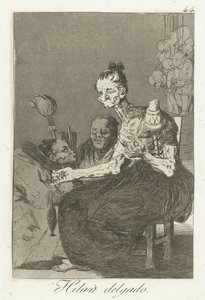They Spin Fine by Francisco de Goya