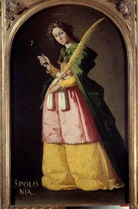 Portrait of Saint Apollonia by Francisco de Zurbaran