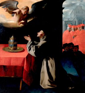 Saint Bonaventure in Prayer by Francisco de Zurbaran