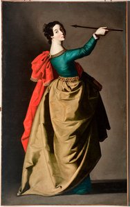 St Ursula by Francisco de Zurbaran
