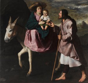 The Flight into Egypt by Francisco de Zurbaran