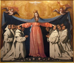 The Virgin of Las Cuevas. Painting by Francisco Zurbaran