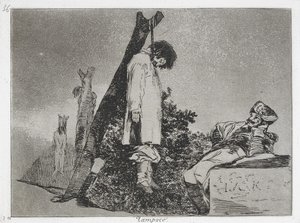 Not (in this case) either (Tampoco) from the series The Disasters of War by Francisco de Goya