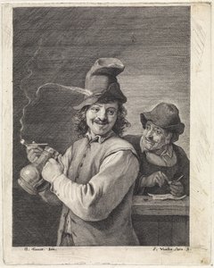 Farmer with Jug and Pipe