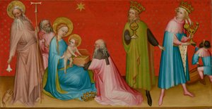 The Adoration of the Magi with Saint Anthony Abbot by Franco Flemish Master
