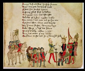 Attila the Hun in Discussion with One of His Warriors, from The War of Attila by Nicola da Casola