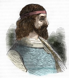 Portrait of Odoacre, leader of the Herules allies in the Huns and minister of Attila