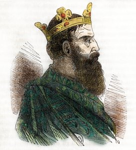 Portrait of the Byzantine Emperor Leon III the Isaurian, drawing from 