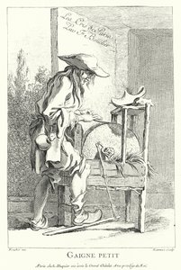Knife grinder by Francois (after) Boucher
