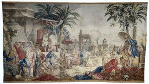 The Chinese Market, Manufacture Royale de Beauvais by Francois (after) Boucher