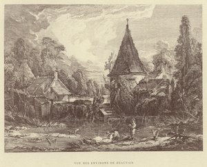 View of the Surroundings of Beauvais by Francois (after) Boucher