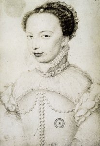 Portrait of Marguerite de Valois, known as Queen Margot (1553-1615), Queen of Navarre, first wife of Henry IV. after François Clouet