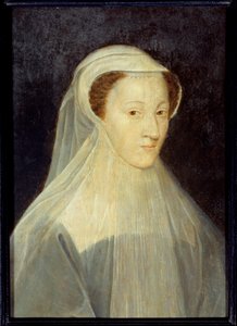 Portrait of Mary Stuart, Queen of France and Queen of Scotland in Mourning Costume