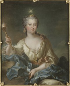 Portrait of Louisa Ulrika of Prussia, Queen of Sweden by Francois Adrien Grasognon Latinville