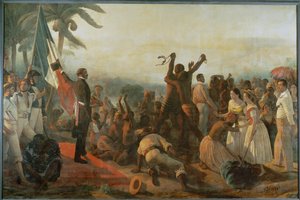 Proclamation of the Freedom of the Blacks in the Colonies by François Auguste Biard