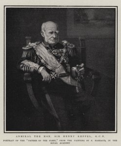 Admiral the Honourable Sir Henry Keppel, GCB by Francois Barraud