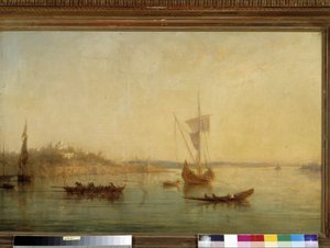 View of the entrance of the Bosphorus in Constantinople by Francois Barry